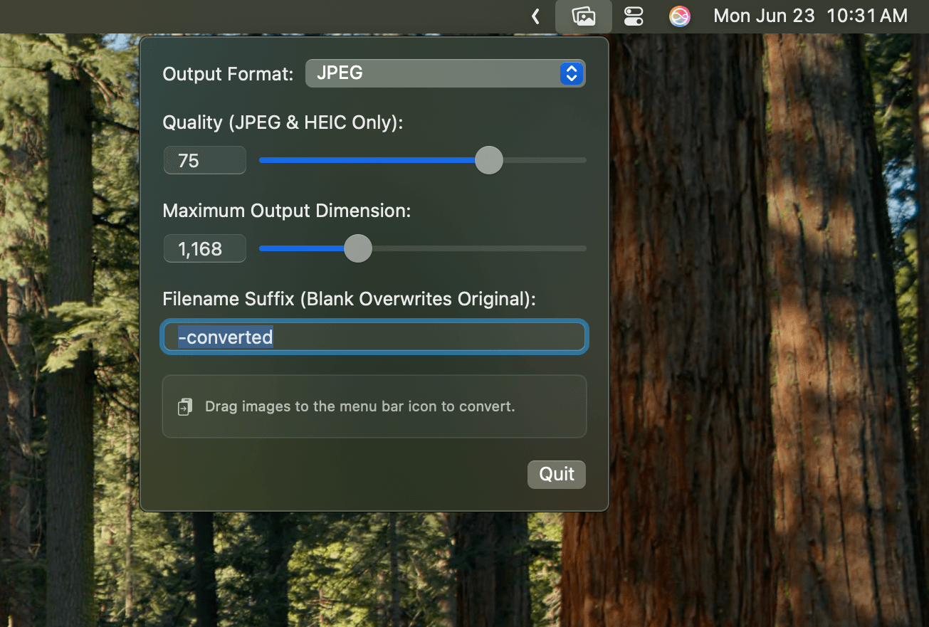 Imagebar - Menubar Image Converter